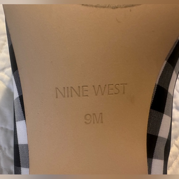 Nine West Gingham Heels - Picture 4 of 4